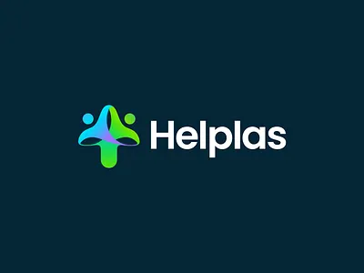 Health logo abstract app logo branding caring logo colorful logo friend logo health health logo help logo logo logo design logo designer logotype minimalist modern logo plas logo team team logo trust unity