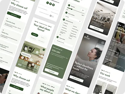 єКлінінг | Cleaning Company Website cleaning cleaning website graphic design landing landing page ui ui design uxui website