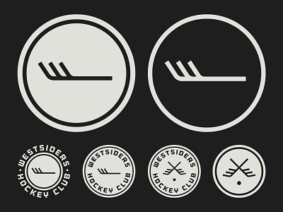 Westsiders Hockey Club badge branding design hockey icon icons identity illustration letter w logo logo design logomark mark type w