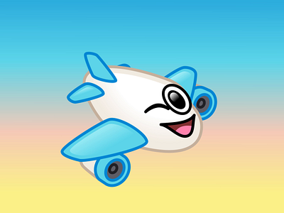 Summer time for Messenger app 🌞⛱️✈️ airplane animation backpack emoji emotes flipflops lottie lottieanimation mishax sticker stickerpack stickers summer sun watermelon