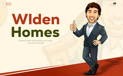 Wilden Homes – Real Estate Brand Identity & Character Mascot Des branding business card design business logo caricature logo cartoon mascot character based branding custom t shirt design design graphic design home sales branding illustration logo mascot logo design professional mascot property brand identity property marketing design real estate branding real estate signage realtor illustration vector