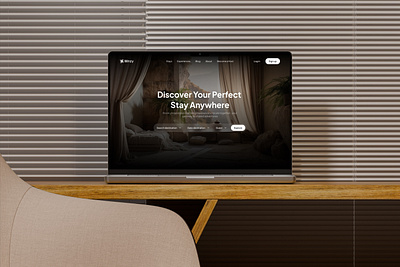 UI Wiki - Immersive Travel Search Hero Section luxury travel booking