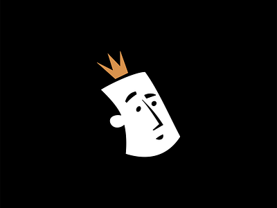 Cartoon King Logo branding cartoon character crown design icon illustration king logo man mark mascot prince royalty vector