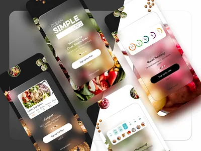Onboarding UI Screen Black & White 3d animation app clean dark graphic design illustration iosmobile minimal design mobile on boarding splash ui
