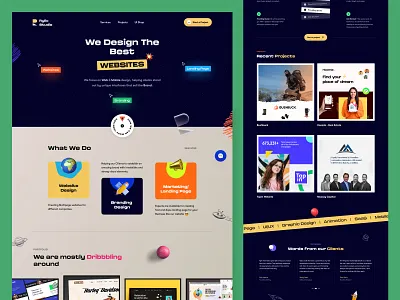 Rylic Studio - Agency Website Design agency design designer farzan homepage interface landing landing page landing page ui portfolio rylic site startup web design web site webdesign website website design websites