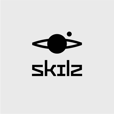 Skilz logo branding custom design graphic design illustration logo logotype minimal planet space space logo symbol vector wordmark