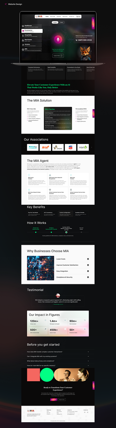 SuperMIA – AI Workforce Platform Website Design ai artificial intelligence automation branding case study digital experience interaction design responsive design ui ux web design website website redesign