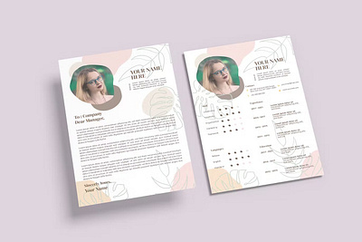 CV Resume Pastel clean clean resume cover letter creative resume curriculum vitae cv cv design cv template design free cv free cv template free resume template job modern cv modern resume resume resume cv resume design resume template template