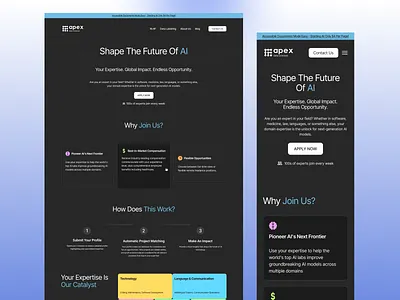 Apex Data Science - Website ai clean data figma landing page minimal responsive ui ux website