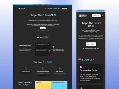 Apex Data Science - Website ai clean data figma landing page minimal responsive ui ux website