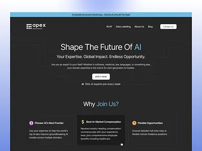 Website ai clean dark data design figma landing page minimal ui ux website