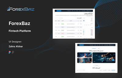 ForexBaz design illustration logo ui