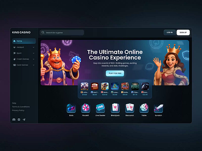 Online Casino | Slot Machine | Website Design | Web Design animation casino casino app casino game casino interface casino platform casino website game design gaming online casino product design roulette slot slot cards slotmachine ui ux web casino web design web interface design website design