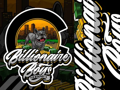 BILLIONAIRE BOYS KENNEL animal design apparel design brandidentity branding charachter design clothing design graphic design illustration illustration design lettering lettering design lettering logo logo animal logo brand logo illustration logo type t shirt design typography