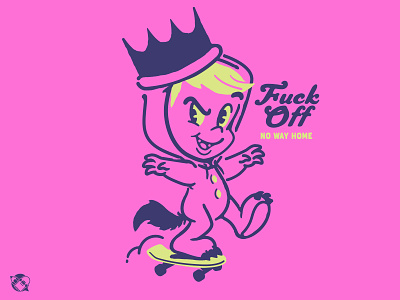 Wild One! character design graphics illustration skateboarding t shirt design vector vector design
