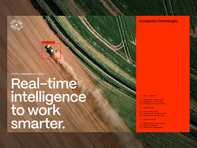 Monobotics Technologies ai branding ai logo branding brochure complex data computer vision data logo design layout logo minimal logo poster design technology branding typography visual data