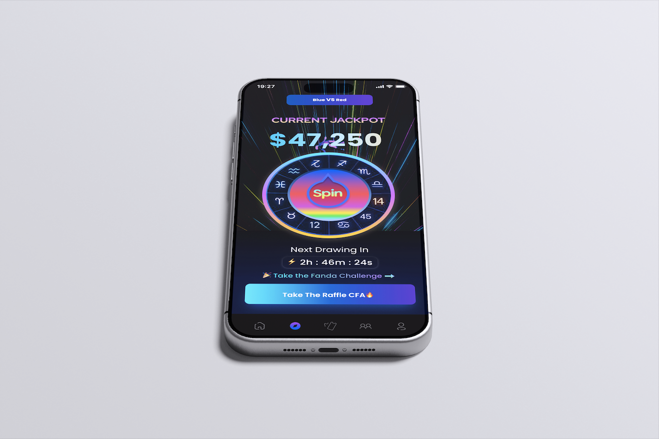 NFT Raffle App app figma graphic design mobile nft raffle ui ui ux user experience user interface ux web
