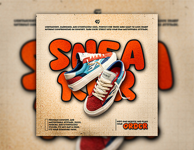 Shoe social media post ad ad design ads advertising brand brand design branding design fashion graphic design graphicshaze manipulation marketing marketing post poster shoe shoe manipulation social media social media post