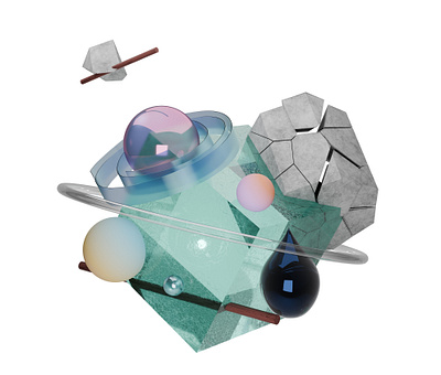 Forms of emotions 3d glass graphic design installation installations poster