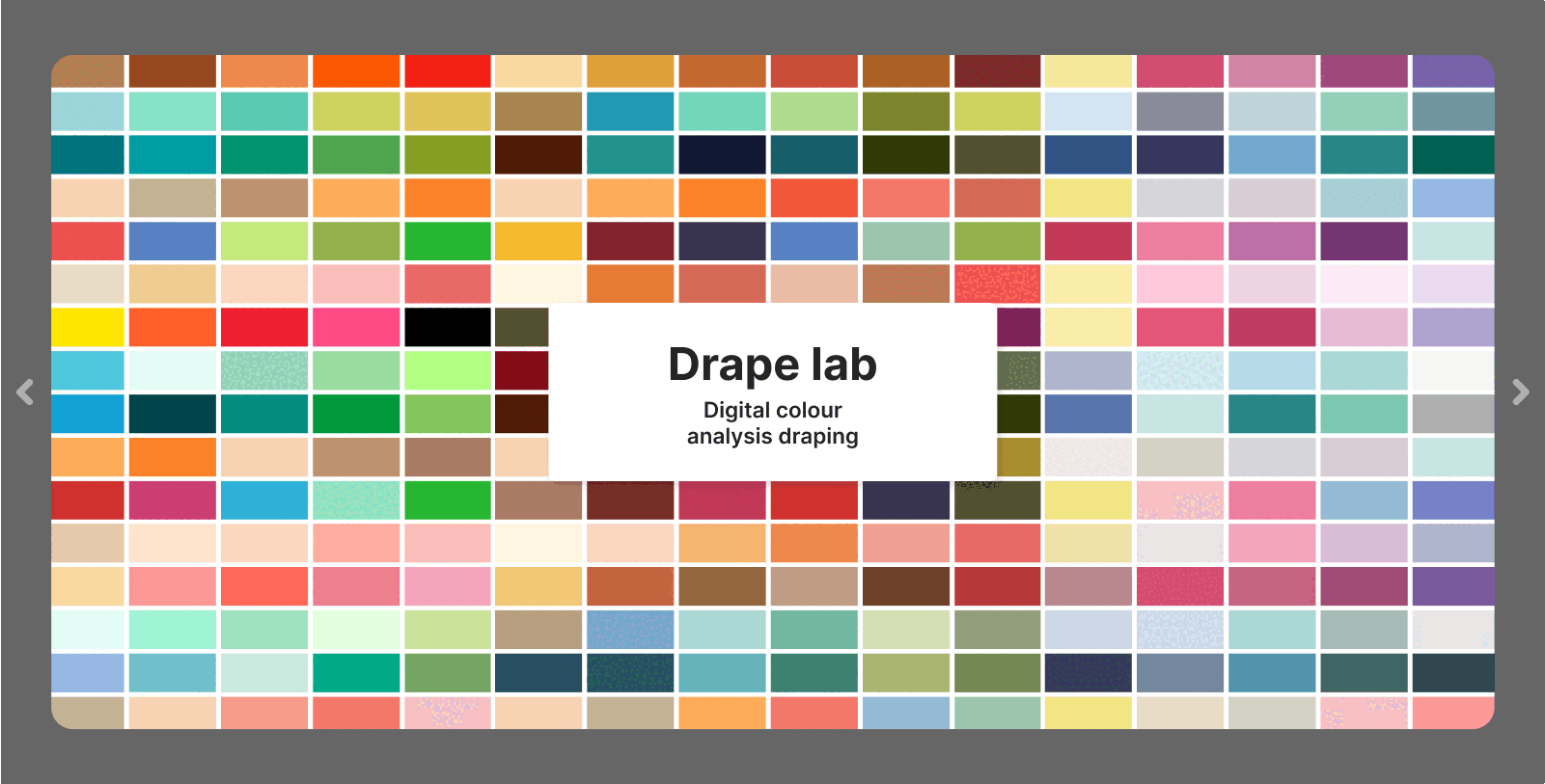 Drape lab - Professional draping app for colour analysts softwaredesign