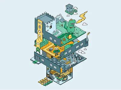 Poster / Corporate Merch 2025 2025 adobe illustrator branding character design fun graphic design illustration illustrator isometric isometry map merch poster print procreate vector