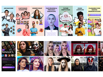 Rehancer - Screenshot, Direct Store and Banner Ads app design graphic design illustration ui ux