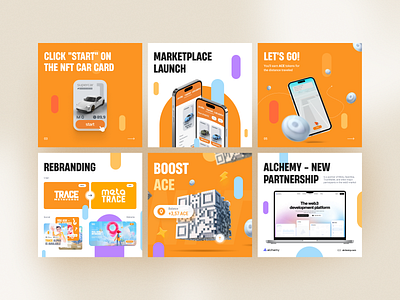Social MetaTrace banners design graphic design illustration social