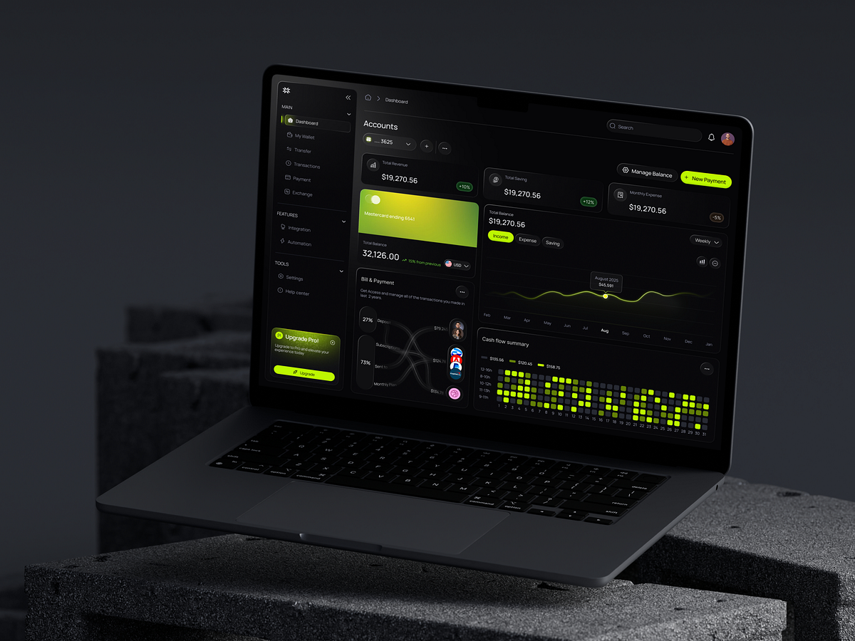 GridZero-Fintech Dashboard Image 1