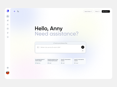 Web AI Assistant platform ai aiassistant branding graphic design smartassistant techsolutions ui uxdesign webai webdesign