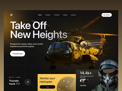 Modern Helicopter Booking web ui design booking system booking ui clean design flight schedule ui hero section minimal ui modern ui product design smart ui transportation ui travel booking travel ui ui ui designer ux web web app web design website