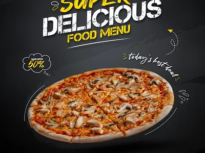 Food Menu Social Media Post Design - Graphic Design branding graphic design