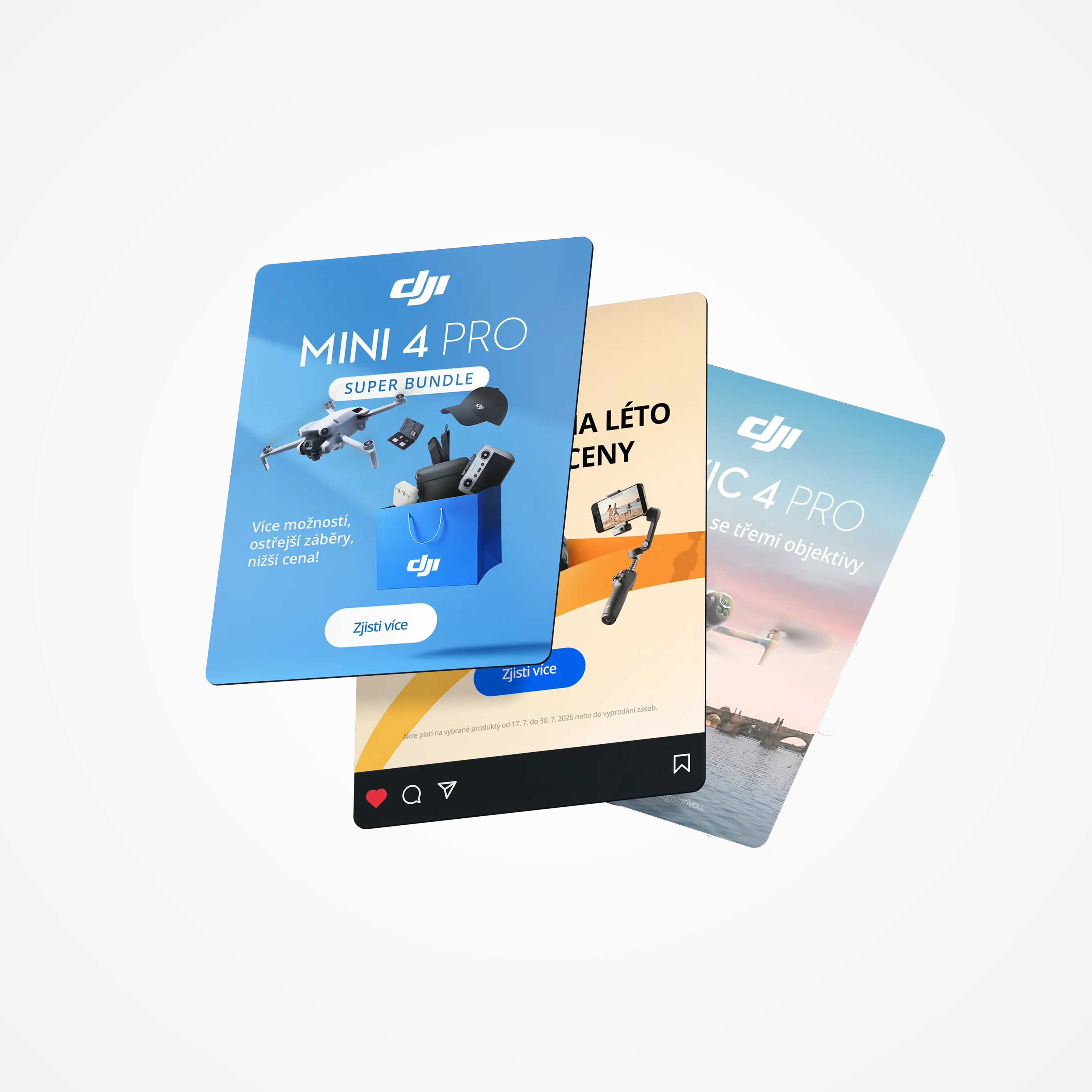 I designed campaign visuals that doubled DJI product sales banner branding campaign design dji graphic design growth ppc ppc banner visuals web banner