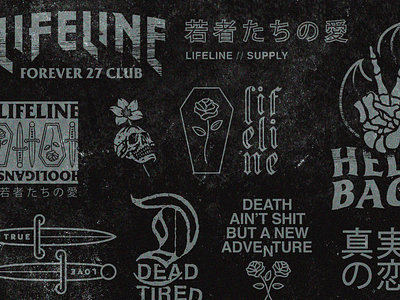 Lifeline Supply apricot apricot creative studio branding clothing creative creative studio design graphic design illustration lettering lifeline logo made by apricot