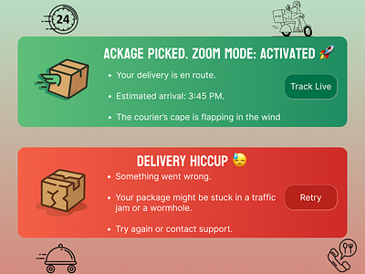 🚚 Daily UI #011 – Flash Message