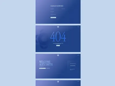 Corporate website | Technical pages 404 corporate design gradient login modern website ui uiux ux web development webdesign website