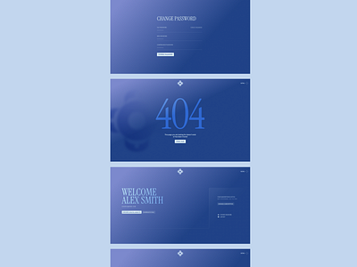 Corporate website | Technical pages 404 corporate design gradient login modern website ui uiux ux web development webdesign website