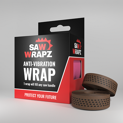 Anti Vibration Wrap Label & Packaging Design 3d 3d mockup graphic design label design packaging design
