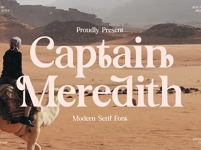 Captain Meredith Serif Font branding display typeface font font elegant font family fonts handwritten lettering lettering type logo minimal retro sans serif sans stylish serif type typedesign typeface typography variable font