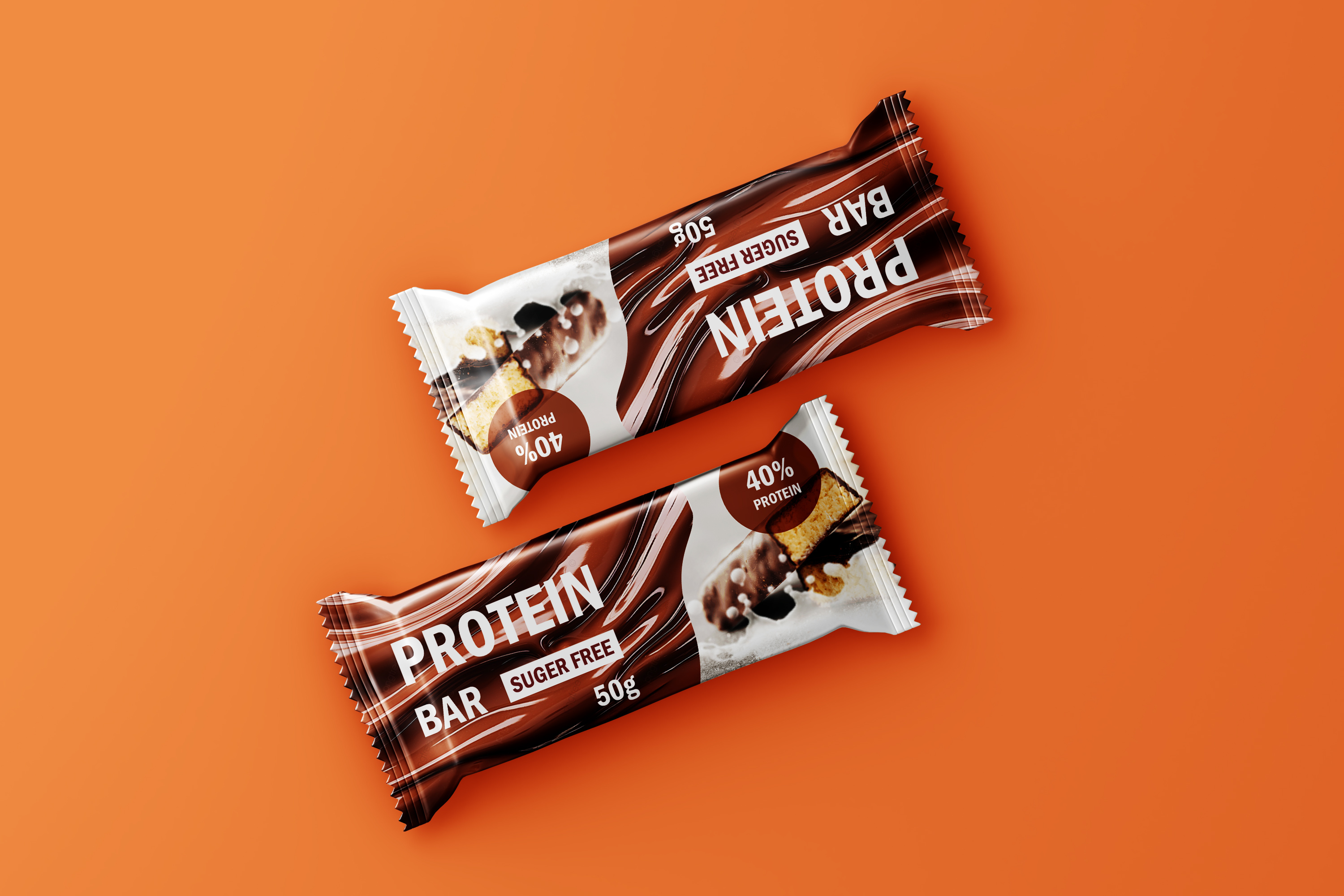 Protein Bar Packaging Design bar brand identity chocolate graphic design label labeldesign packagedesign packaging packagingdesign print protein supplement packaging typography