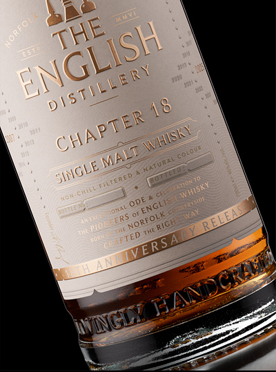 The English - Chapter 18 bottle design branding design freelance graphic design graphic designer label design logo logo design packaging packaging design print typography whiskey