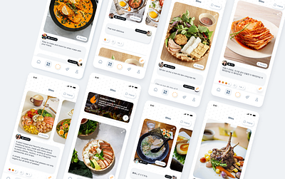 Spark - Creative Cooking App app concept concept cooking cooking app creative design food mobile app social media spark ui