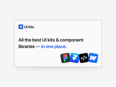 Open Graph Image components design system library logo minimal modern og image open graph share card share image social card social media ui ui kit