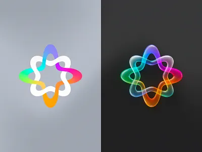 AI related logo concept 3d 3d logo ai brand identity branding creative logo glass logo identity innovate jeroen van eerden logo modern logo design overlap render tech texture trend visual identity