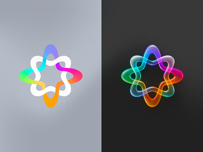 AI related logo concept 3d 3d logo ai brand identity branding creative logo glass logo identity innovate jeroen van eerden logo modern logo design overlap render tech texture trend visual identity