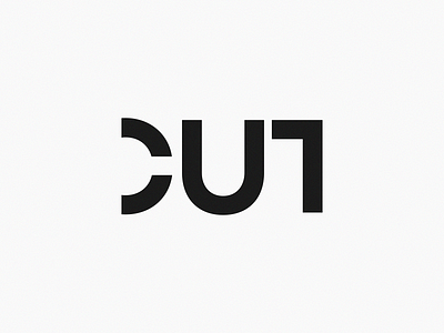 Cut Logo Concept ai blockchain branding crypto cut design fashion font graphic design identity lepisov lettering logo tech token type typography visual web3