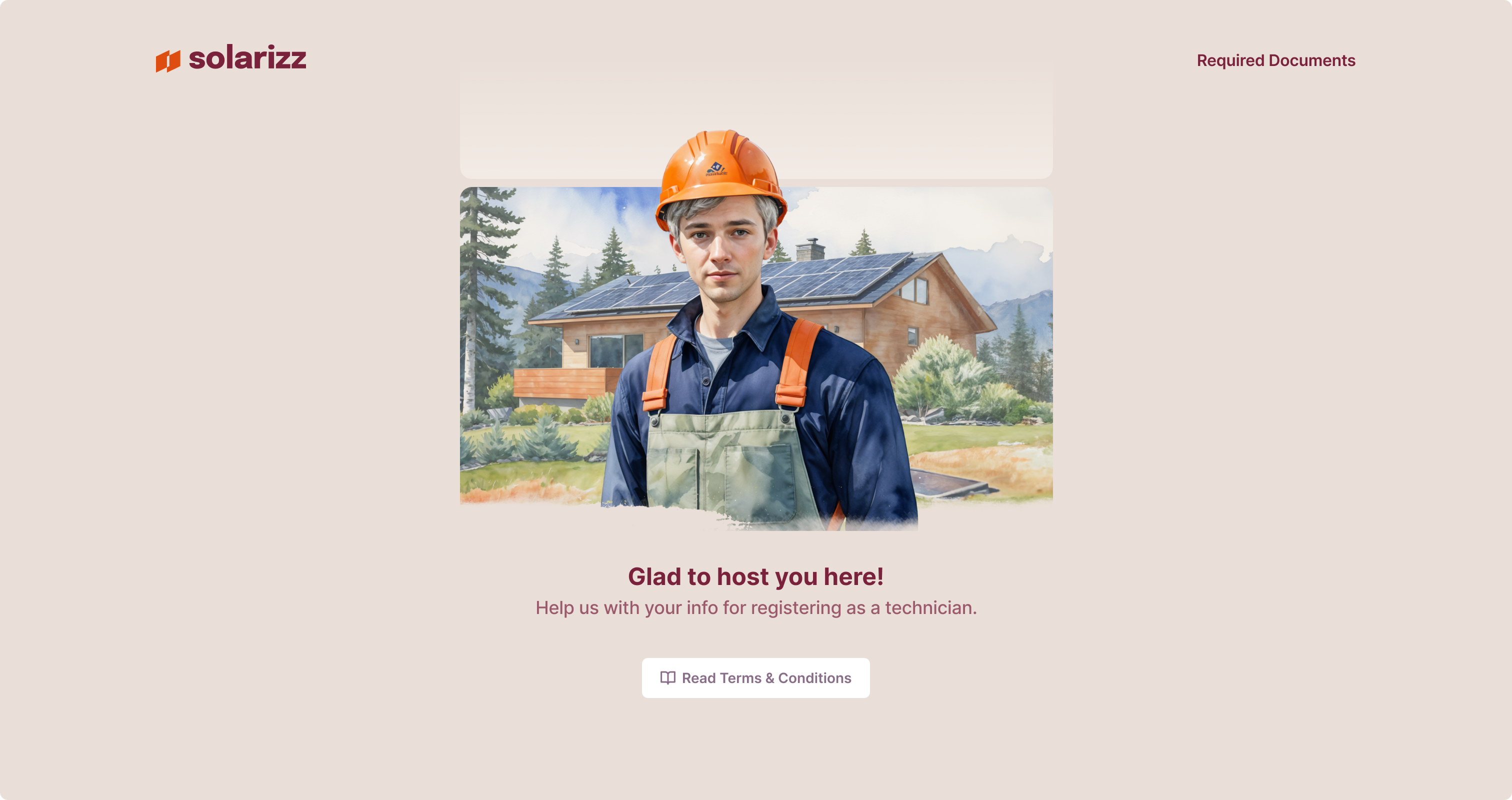 Solarizz - Signup animation role sales sign up screen sing up ui design