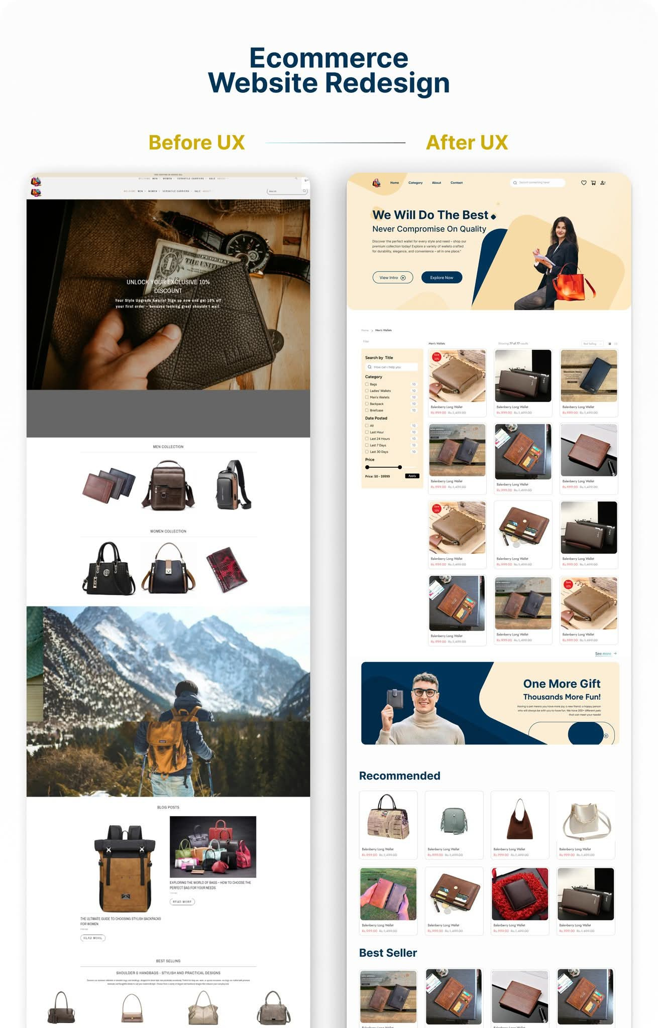 Example of Figma Website UI/UX Design (Product)
