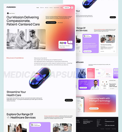Medical Website Ui/Ux Design figma product design ui ui design ui ux case study ui ux dsign user experience user interface ux ux design