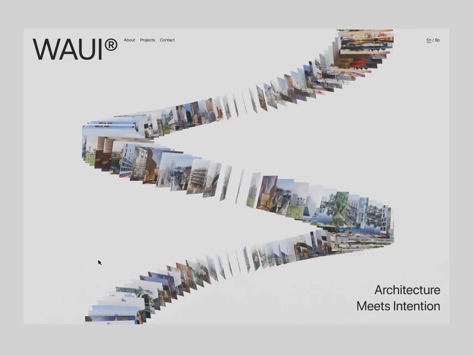 Example of 3D Immersive Website + Development