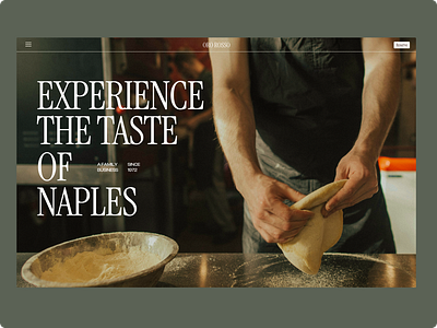 Oro Rosso Pizzeria branding chef editorial freelance graphic design italian kitchen magazine pizza pizzeria prestige restaurant serif typography ui web design